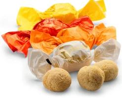 Weiche Mandelamaretti Kartonbox