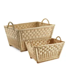 Weidenkorb Würfeltechnik