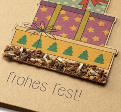 Weihnachtskarten mit Wildblumensamen