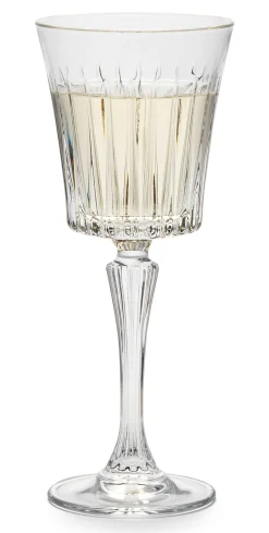 Weißweinglas gerippt