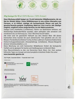 Wildblumenrasen gebietsheimisch