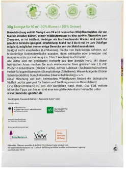 Wildblumenrasen gebietsheimisch