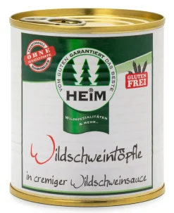 Wildschweintöpfle in cremiger Wildschweinsauce