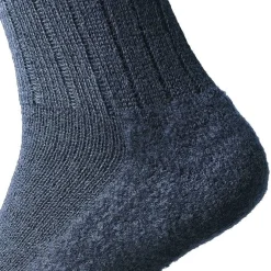 Wollsocke mit Walkfilzsohle