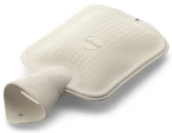 Wärmflasche Gummi Weiß