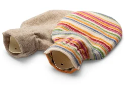 Wärmflasche mit Merinowollbezug