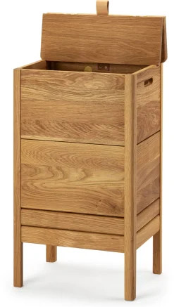 Wäsche- und Aufbewahrungstruhe Eichenholz