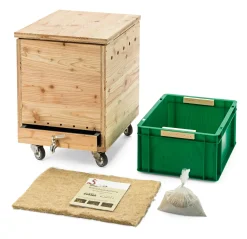 Wurmkiste Lärchenholz