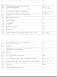 X47 Monatskalender 2026